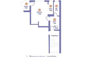 Eigennutzung oder Investment! Modernisiertes Apartment mit kleinem Balkon in zentraler Wohnlage! – Die vollständige Adresse der Immobilie erhältst du vom Anbieter., 45130 Rüttenscheid, Essen – Vorschaubild 9