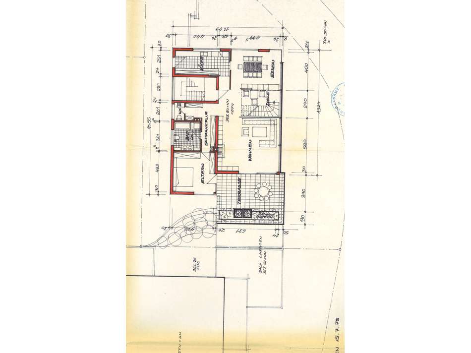 Plan Obergeschoß