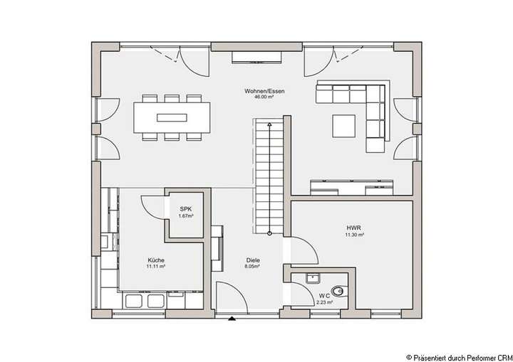 Grundriss Erdgeschoss