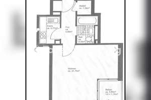 Tauschwohnung: Helle zentrale Wohnung mitten im Grünen – 80805 Alte Heide-Hirschau, München – Vorschaubild 10
