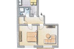 Top Saniert: 2-Zi-Whg in der Altstadt, Balkon, EBK, Wärmepumpe – Judengasse 26, 90403 Altstadt, St. Sebald, Nürnberg – Vorschaubild 3