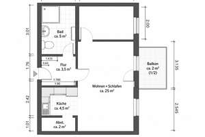 Sonnige Single-Wohnung in Hamburg-Neugraben/Fischbek mit Balkon, EBK, Keller und Stellplatz – Cuxhavener Straße 449, 21149 Neugraben-Fischbek, Hamburg – Vorschaubild 26