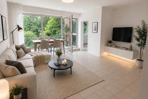 Wunderschöne 2-Zimmer-Wohnung mit Balkon und Blick auf den Beller Park in Odenkirchen