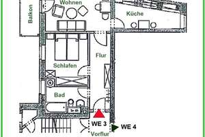 Schickes Wannenbad mit Fenster - S/O-Balkon - Stellpatz – Mosentraße 4, 9130 Sonnenberg, Chemnitz – Vorschaubild 5