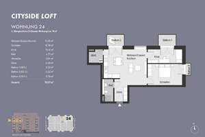 Ihre Loft-Träume im Dock27 - CitySide Loft – Die vollständige Adresse der Immobilie erhältst du vom Anbieter., 68159 Innenstadt/Jungbusch, Mannheim – Vorschaubild 12