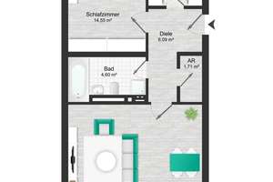 Bogenhausen: Exklusiv vollsanierte 2-Zimmerwohnung –frei & ideal zur Eigennutzung oder Kapitalanlage – Die vollständige Adresse der Immobilie erhältst du vom Anbieter., 81927 Englschalking, München – Vorschaubild 23