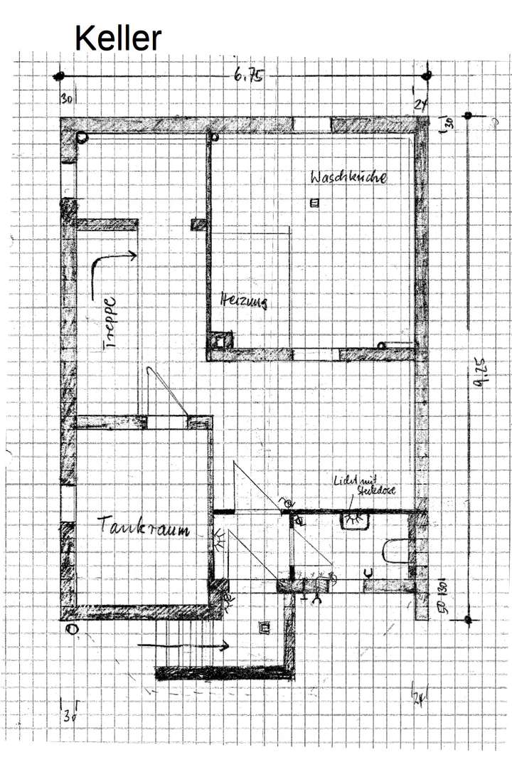 Grundriss Keller