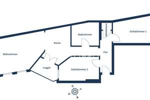 Modernes und stilvolles Wohnen in Stadtfeld Ost: möblierte 3-Zi.-Wohnung mit Balkon & Loggia – 39108 Stadtfeld Ost, Magdeburg – Vorschaubild 15