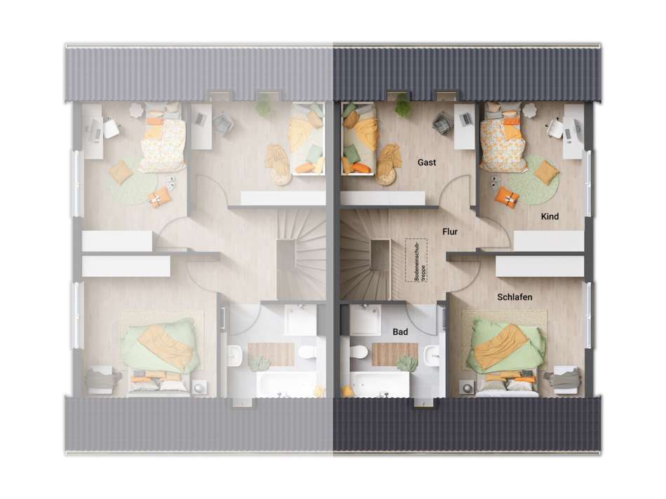 Grundrissbeispiel OG