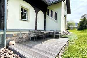 Traumhaftes Grundstück am Waldrand!
Gepflegtes Einfamilienhaus im Fachwerk-
Stil in ruhiger Lage – Sächsische Schweiz-Osterzgebirge (Kreis) – Vorschaubild 2