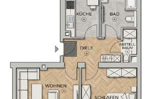 Tolle 2-Raum-Wohnung auf dem Kaßberg - provisionsfrei – Kanzlerstraße 48, 9112 Kaßberg, Chemnitz – Vorschaubild 6