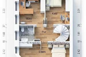 +++ 4-Zi-Maisonette mit Haus-im-Haus-Charakter: Beste Lage am Leipziger Zoo +++ – Ernst-Pinkert-Str. 9, 4105 Zentrum-Nord, Leipzig – Vorschaubild 2