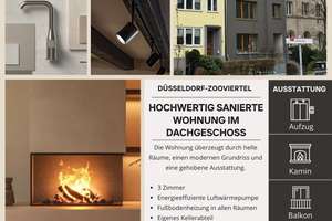 Zooviertel – Hochwertig sanierte 118 m² Maisonette Wohnung inkl. Küche – Humboldtstr. 70, 40237 Düsseltal, Düsseldorf – Vorschaubild 13