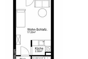 AIGNER - Attraktive Kapitalanlage in München – Vermietete 1-Zimmer-Wohnung mit Loggia & Tiefgarage – München – Vorschaubild 6