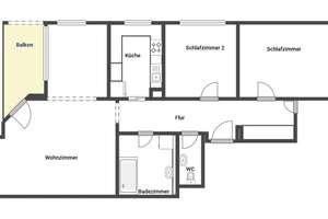 Ruhig & zentrumsnah: Charmante 3,5-Zimmer-Wohnung mit Südbalkon und Garage in Waiblingen – Die vollständige Adresse der Immobilie erhältst du vom Anbieter., 71332 Waiblingen – Vorschaubild 14