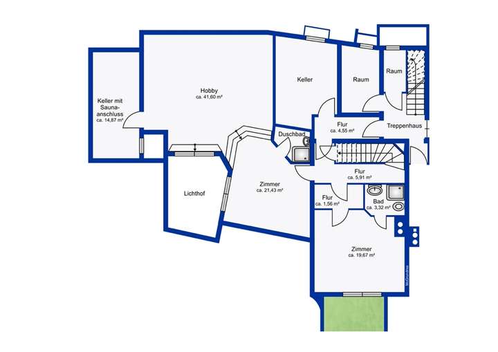 Grundriss Untergeschoss