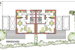 PAF-Gittenbach! Moderne Neubau-DHH! Garten/Fußbodenhzg./elektr. Rollläd./Videosprech./Garage/Keller – Pfaffenhofen an der Ilm (Kreis) – Vorschaubild 1