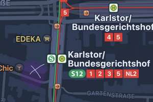 Pendlerwohnung,  Innenstadt  1 Zi Apart. möbl. – Gartenstraße 26, 76133 Südweststadt, Karlsruhe – Vorschaubild 6