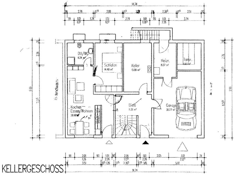 Keller- und Einliegerwohnung