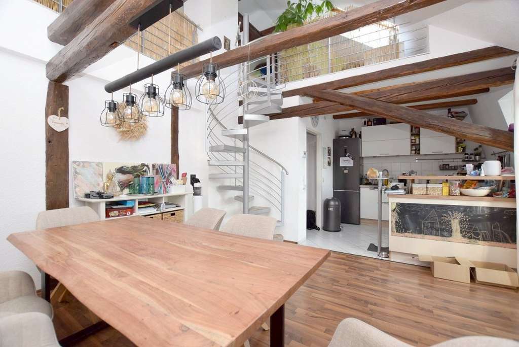 Immobilie in Schöppenstedt - Charmante Maisonette-Wohnung mit Galerie und Südbalkon in Schöppenstedt - Bild 1