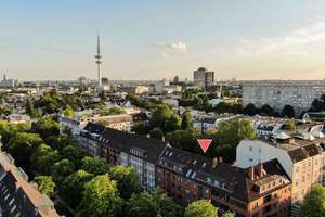 Seltene Endetage in Adresslage als Maisonette-Wohnung mit Blick auf den Fernsehturm – Parkallee 13, 20144 Harvestehude, Hamburg – Vorschaubild 2