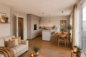 Erstbezug – Hochwertige 3-Zimmer-Wohnung mit traumhafter Aussicht – Kamillenweg 32, 49086 Schinkel-Ost, Osnabrück – Vorschaubild 2