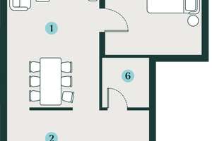 Kompakte 2-Zimmer-Wohnung, ideal für Singles oder Kapitalanleger – Schützenplatz 8, 1067 Wilsdruffer Vorstadt/Seevorstadt-West, Dresden – Vorschaubild 2
