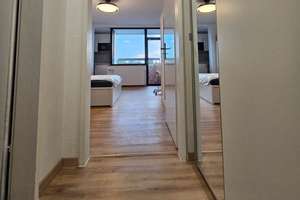 Möblierte 1-Zimmer-Wohnung in Nürnberg direkt am Wöhrder See mit Balkon, Waschmaschine und Fernseher – Norikerstraße 19, 90402 Tullnau, Nürnberg – Vorschaubild 3