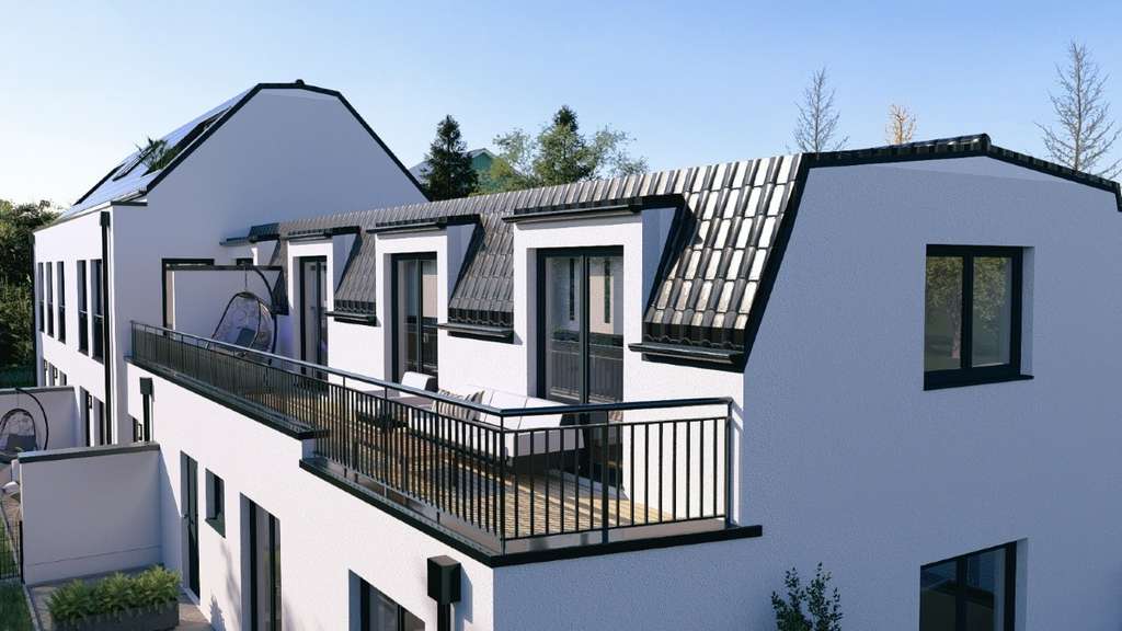 Immobilie in Ottobrunn - Neubau: Modernes Reihenendhaus ruhig und zentral in Ottobrunn - REH1 - Bild 1