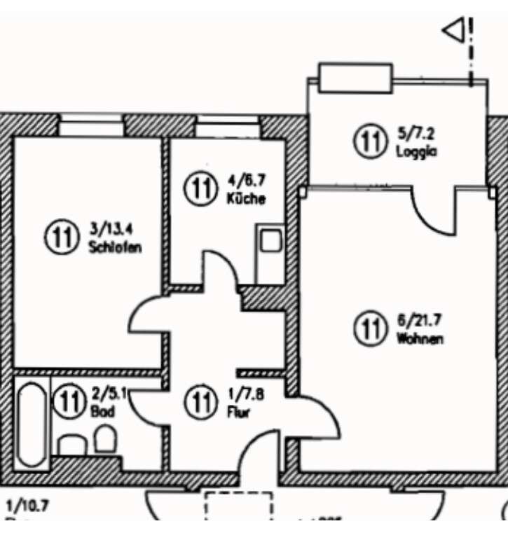 Kapitalanlage mit Potenzial: Vermietete 2-Zimmer-Wohnung mit TG-Stellplatz in Duisburg-Mündelheim, Duisburg – Bild 3