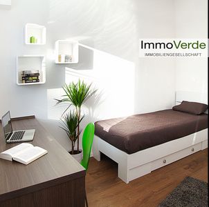 Möbliertes Studentenzimmer in Doppelapartment mit geteiltem Bad u. Küche