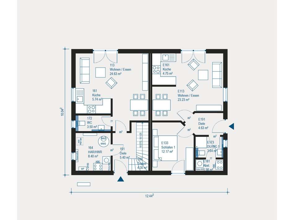 Intelligente Raumaufteilung