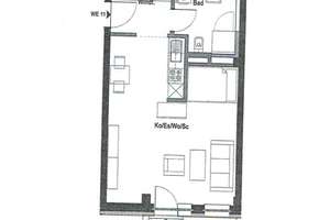 Moderne 1 Zimmer Wohnung in zentraler Lage inkl. Garten