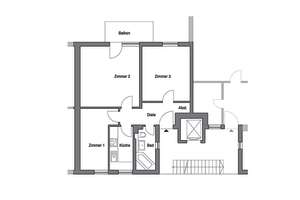 3-Zimmer-Wohnberechtigungsschein EOF II erforderlich – Dallingerstraße 8, 90459 Galgenhof, Nürnberg – Vorschaubild 6