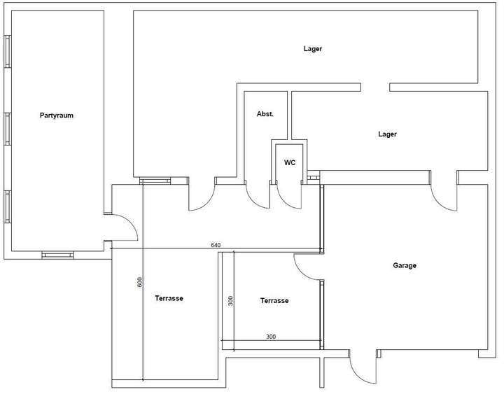 Grundriss Nebengebäude