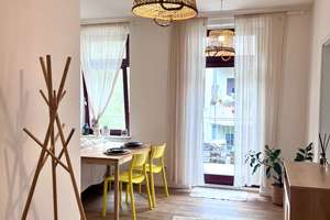 Design-2-Zimmer-Apartment mit sonniger Terrasse | Möbliert | Sofort bezugsfertig | Leipzig-Plagwitz