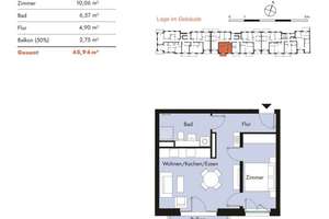 2-Zimmer-Eigentumswohnung mit durchdachtem Grundrisskonzept – Die vollständige Adresse der Immobilie erhältst du vom Anbieter., 13187 Pankow (Ortsteil), Berlin – Vorschaubild 12