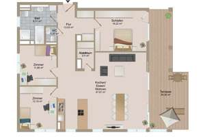 Stadtnah im Grünen Wohnen
Neubauwohnung mit großzügiger Terrasse & imposantem Gartengrundstück in R – Die vollständige Adresse der Immobilie erhältst du vom Anbieter., 88212 Ravensburg – Vorschaubild 33