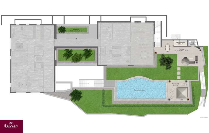 Illustrierter Grundriss EG