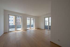 West-Balkon, Landhausdiele, Tageslicht-Badezimmer: Ein Zuhause für alle Sinne, Erstbezug Sept. 2026 – Marbachstraße 12b, 81369 Mittersendling, München – Vorschaubild 2