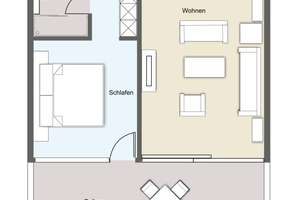Vollständig modernisierte 2-Zimmer-Wohnung mit großzügigem Balkon und Blick ins Grüne – Die vollständige Adresse der Immobilie erhältst du vom Anbieter., 70469 Lemberg/Föhrich, Stuttgart – Vorschaubild 16