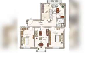 Tauschwohnung: 3,5-Zimmer-Wohnung in München Maxvorstadt, 86 m²