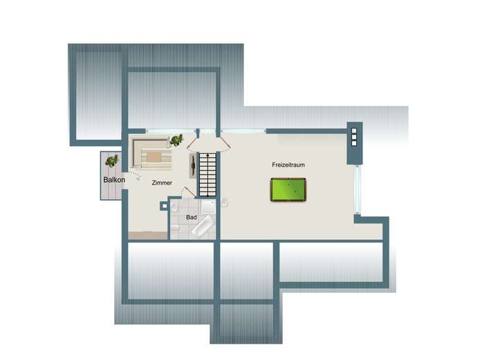 Grundriss Spitzboden