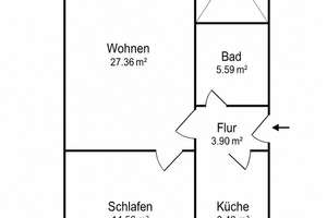 Frisch renoviert und barrierefrei 2Zi-Terrassenwohnung mit Traumblick in die geschützte Gartenanlage – Lenaustr. 14, 30169 Calenberger Neustadt, Hannover – Vorschaubild 19