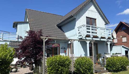 Bild von Helles Holzhaus mit Charakter in Holtgast an der Nordsee
