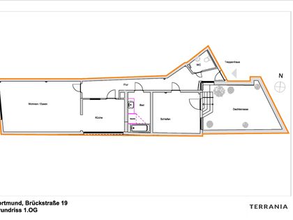 2 Zi. Wohnung 51qm in deals 44147 Dortmund Innenstadt West