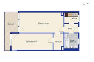 Unweit dem historischen Pfanzeltplatz! Bezugsfreie 2-Zimmer-Wohnung mit Südbalkon und TG-Stellplatz – Die vollständige Adresse der Immobilie erhältst du vom Anbieter., 81737 Altperlach, München – Vorschaubild 8