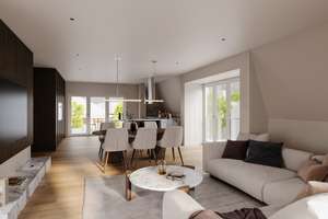 4-Zi.-DG-Whg. + Ankleide + Abstell + 2 Bäder + 2 Dachterr. / W/NFL. 167,17 m² / KFW-40 / prov.-fr. – Undinestraße 1, 81927 Englschalking, München – Vorschaubild 4