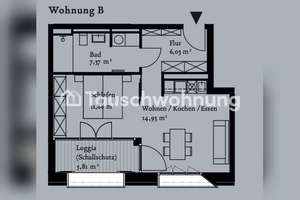 Tauschwohnung: 45 m² Wohnung, 2Z  in München Moosach – Margarete-Steiff-Straße 7, 80997 Moosach-Bahnhof, München – Vorschaubild 8