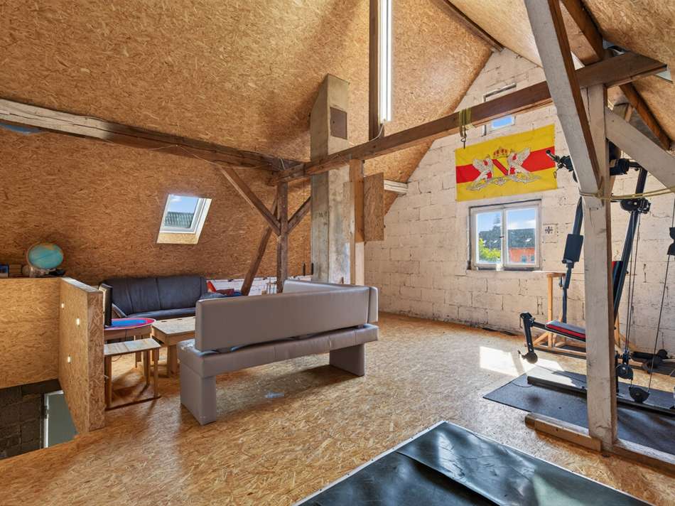 Fitnessraum im Schuppen OG